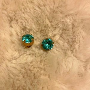 Sabika blue stud earrings